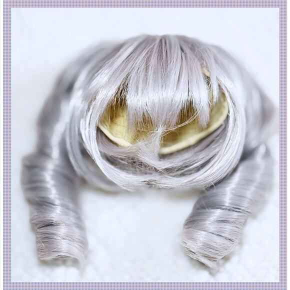 1/3 BJD Balljointed Smart Doll Super Dollfie Dream SD DD Gray Twin Tail Wig 8/9 - Picture 1 of 10